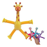 Girafa Girafinha Divertida Melman Brinquedo Infantil Criança Cor Amarelo