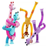 Girafa Girafinha Divertida Melman Brinquedo Infantil Criança Cor Roxo