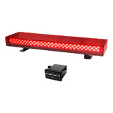 Giroflex Barra 64cm Giroled 12v Vermelho Efeitos Luz Ambulância Polícia Auto Socorro Emergência Escolta Ronda Patrulha