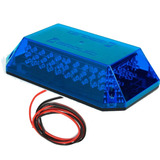 Giroflex Giroled Azul 12v Parafuso Com 6 Efeitos 84 Leds Polícia Bombeiro Escolta Carro Moto Baú