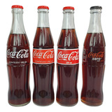 Giu74 Antiga 4 Garrafa Refrigerante Coca Cola Rara