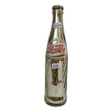 Giu74 Antiga Garrafa Refrigerante Pepsi Prateada Cromada