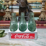 Giu74 Antigo Engradado Ferro Coca Cola Garrafa Alto Relevo