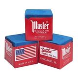 Giz Master Original Taco Bilhar Sinuca Caixa C/ 12 Unidades