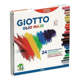 Giz Pastel Oleoso 24 Cores Giotto