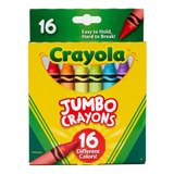 Gizes De Cera Crayola Jumbo Crayons 16 Cores Pronta Entrega