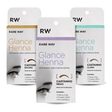Glance Henna Para Sobrancelhas Rare Way 3 Unidades