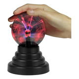 Globo Lâmpada De Plasma Bola De Cristal Esfera De Raios Mão