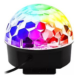 Globo Mágico Led Cristal P/ Festa Balada Bluetooth Controle