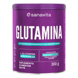 Glutamina 300g Glutatech Immune - Sanavita (única Com O Exclusivo Imunomix (adição De Zinco, Vitamina C E Selênio))
