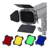 Godox Bd-07 Kit Abas Grid E Filtros Coloridos Para Ad200pro