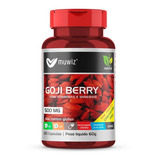 Goji Berry Muwiz 120 Cápsulas 500mg C/ Vitaminas E Minerais