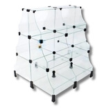 Gondola Piramide De Vidro 1,00 X 1,00 X 0,80