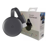 Google Chromecast 3rd Generation Full Hd Carvão