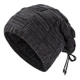 Gorro De Malha Quente De Inverno De Dupla Finalidade