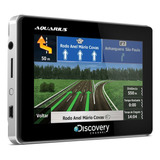 Gps Discovery Channel 4.3 C Tv Anti Radar E Mapa Atualizado