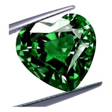 Gracioso Coração De Esmeralda Pedra Preciosa 10x10mm 3.5cts 