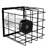 Grade De Proteção Gaiola Aramada Quadrada P/ Câmera De Segurança Área Externa E Interna Aço Cor Preto Original Marca Cozinha Gourmet