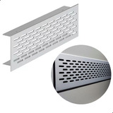 Grade De Ventilação Aluminio 300mm Acabamento Fosco