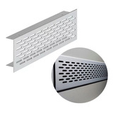 Grade De Ventilação Aluminio 600mm Acabamento Fosco