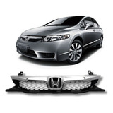 Grade Dianteira Honda New Civic 2009 2010 2011 Friso Cromado