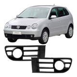 Grade Do Farol Auxiliar Polo 2003 04 05 06 Com Furo Par