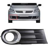 Grade Para-choque Gol G5 2008 A 2012 Com Milha E Aro Cromado