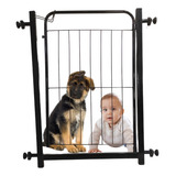 Grade Portão Proteção Cães Cachorros 70 A 84 Cm Criança Pet