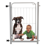 Grade Portão Proteção Cães Cachorros 70 A 84 Cm Criança Pet