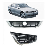 Grade Radiador Vectra Moldura Cromada E Emblema 1997 Á 2005