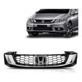 Grade Superior New Civic Lxr 2015 2016 Black Piano Cromado