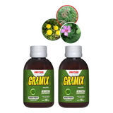 Gramix 100ml Seletivo Para Gramados Jardim Verde Kit 2 Und