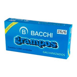 Grampo 26/6 Galvanizado 5 Caixas Com 5000 Grampos - Bacchi