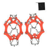 Grampos De Sapato Para Neve E Gelo, Laranja L 26cmx15cm