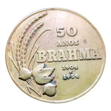 Grande Medalha Antiga 50 Anos Cervejaria Brahma 1954