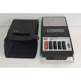Gravador Antigo Portátil Original Cce Cassete Tape Rec +capa