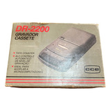 Gravador Cassete Cce Dr-2200 Funcionando, Para Colecionador