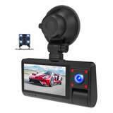 Gravador De Carro G50:3 Telas, 3 Câmeras, Visão Noturna,