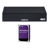 Gravador De Vídeo 04 Canais + Hd 1 Tb Mhdx 1104 C Intelbras