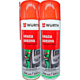 Graxa Adesiva Wurth Spray Lubrificante Líquido W-max 2 Unid