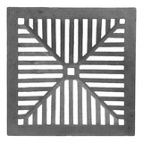 Grelha Ferro Fundido Para Ralo 15x15
