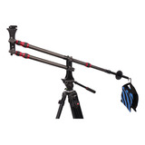 Grua Filmagem Portatil Leve Fibra De Carbono Até 10kg Dslr 
