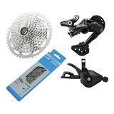 Grupo Kit Shimano Deore M-4100 10v Cassete 11-46t +corrente