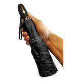 Guarda-chuva Mini Abre Fecha Automático Sombrinha Fazzoletti Cor Preto