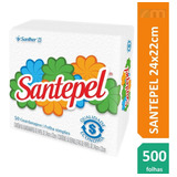 Guardanapo Folha Simples Santepel 24x22 Kit 500 Fls Promoção
