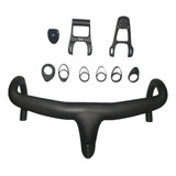 Guidão Carbono Di2 Central Costelo Full Black 440x110mm 