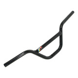 Guidão Cross Freestyle P/ Bicicleta Aço Preto Bmx Reforçado