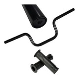 Guidão + Manopla Factor 125 150 Fazer 150 Preto Yamaha Rosca