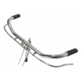 Guidão Para Bicicleta Bike Antiga Aro 28 Retrô Aço Cromado