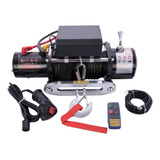 Guincho Eletrico 12v 12000 Lbs Cabo Nylon 25m C/ Guia Vo6